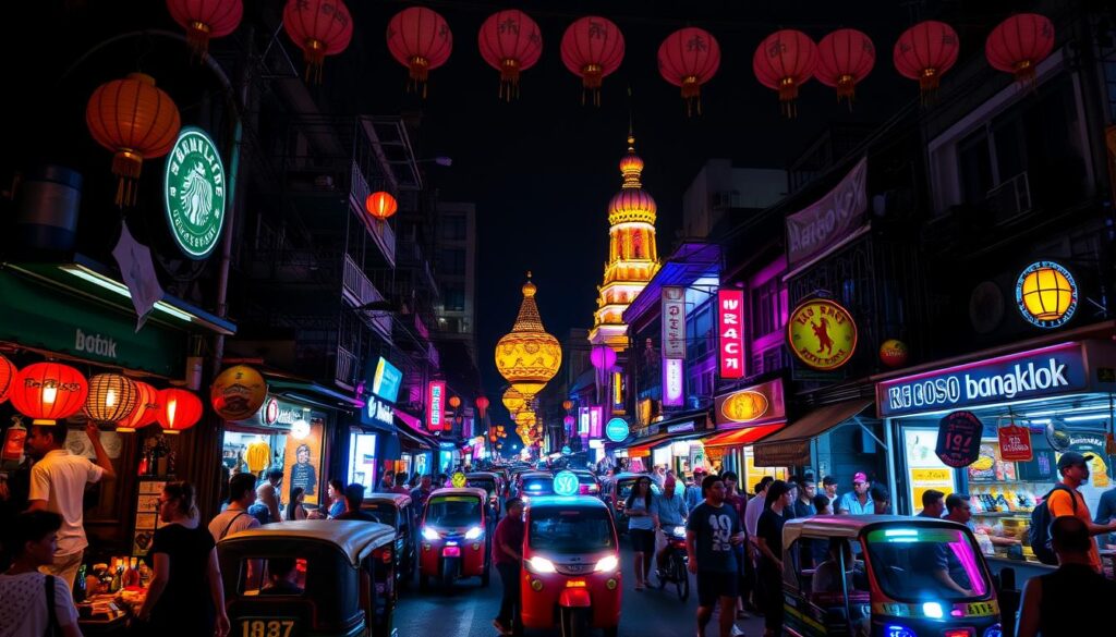 Bangkok nightlife scene