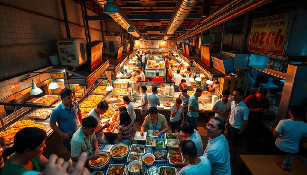 Singapore hawker centre food