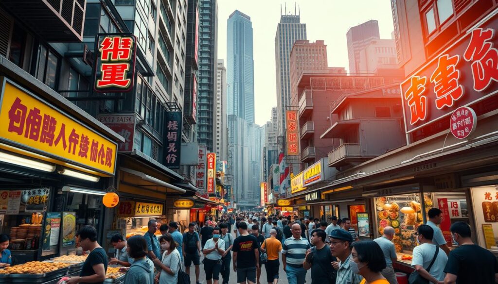 street food in Hong Kong