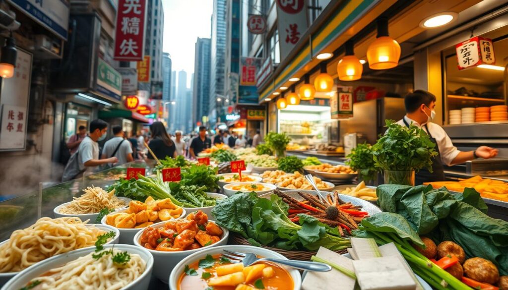 vegetarian options in Hong Kong