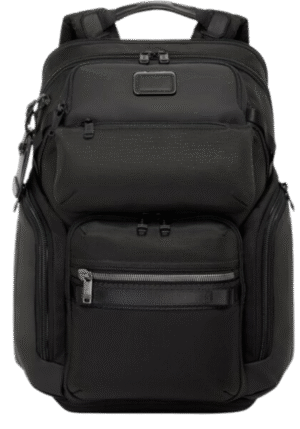 TUMI - Alpha Bravo Nomadic Backpack - Men's Durable Carry On Bag - 18.8" X 15.0" X 9.0" - Fits up to 15" Laptop - Black